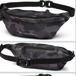 NWT Columbia Lightweight Packable II Hip Pack Waist Bag Black Trad Camo One Size